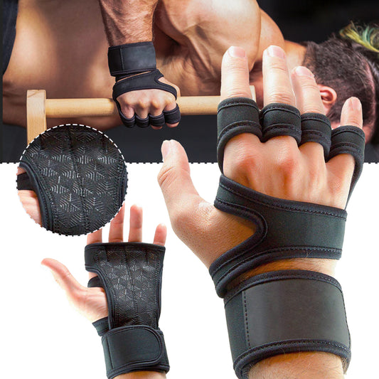 New 1 Pair Weight Lifting Training Gloves Women Men Fitness Sports